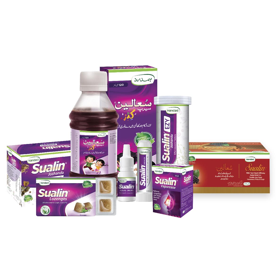 Sualin Cold and Flu Products
